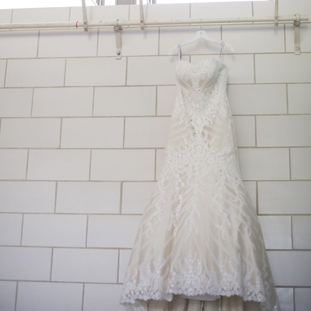 Matthew Christopher | Sophia Wedding Gown & Veil Size 14 - Picture 12 of 16
